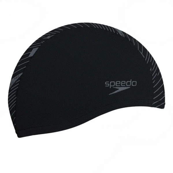 Шапочка для плавания Speedo Boom Eco Endurance +, текстиль (черный/серый)